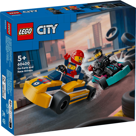 Lego City 60400 Go-Karts and Race Drivers Playset for Ages 5 and Up