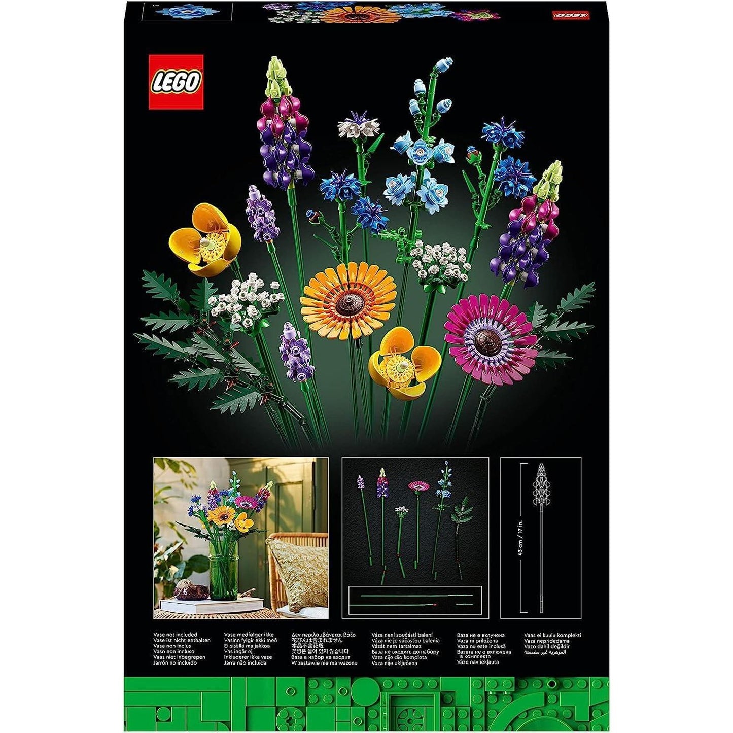 Lego Botanicals 10313 Wildflower Bouquet Set for Adults Ages 18 and Up