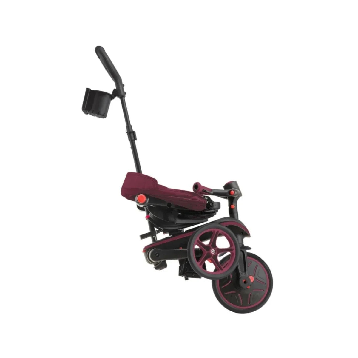 Globber 4-in-1 Explorer Trike Foldable - Burgundy