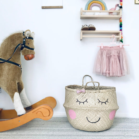 Sweet Cheeks Bow Basket - Extra Large