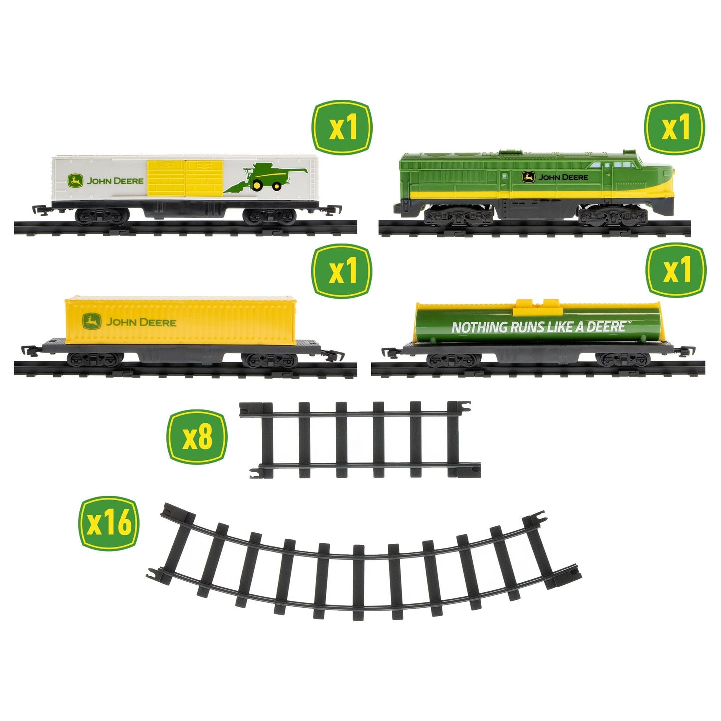 Lionel Trains - John Deere Mini Train Set