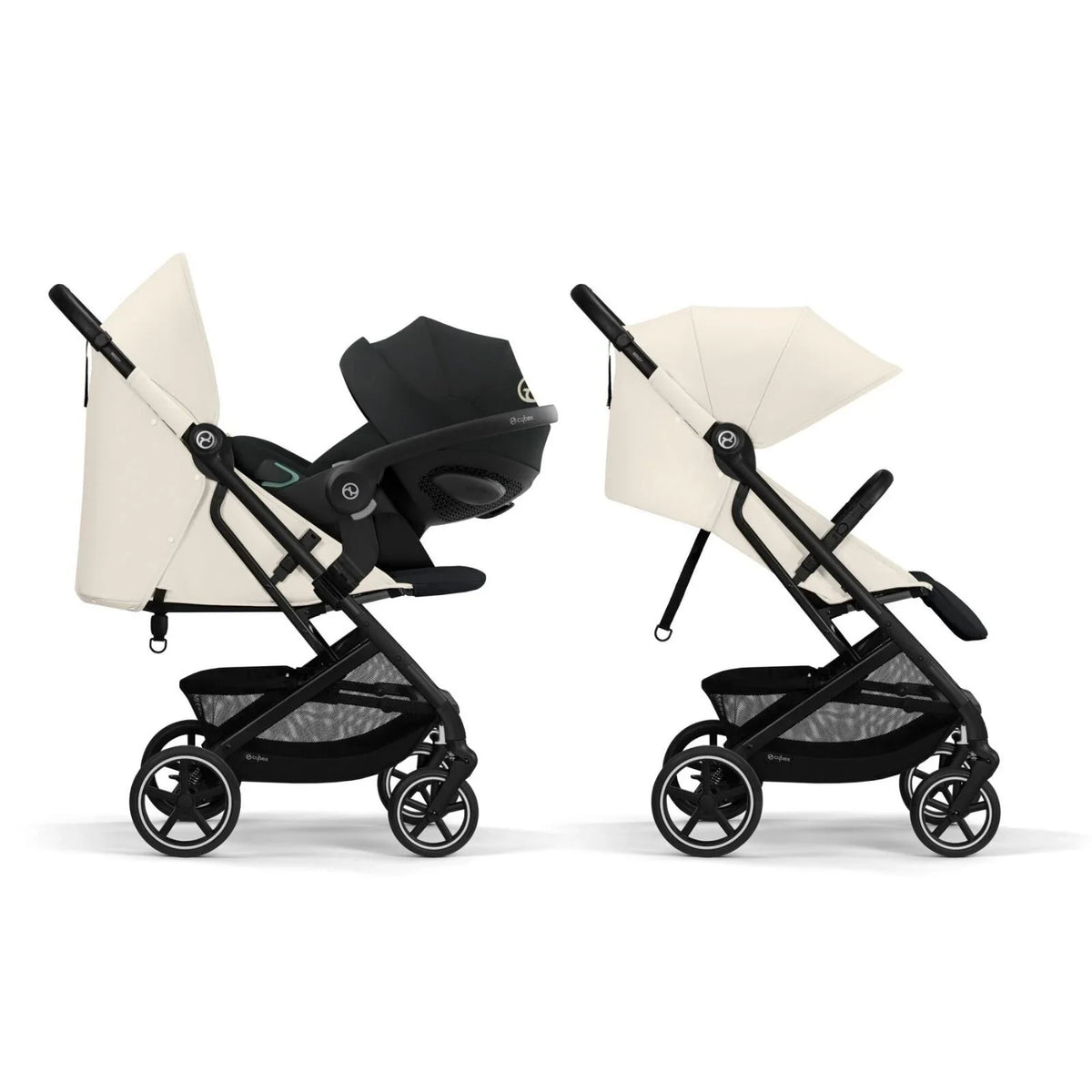 Cybex Beezy Compact Travel Pushchair - Canvas White