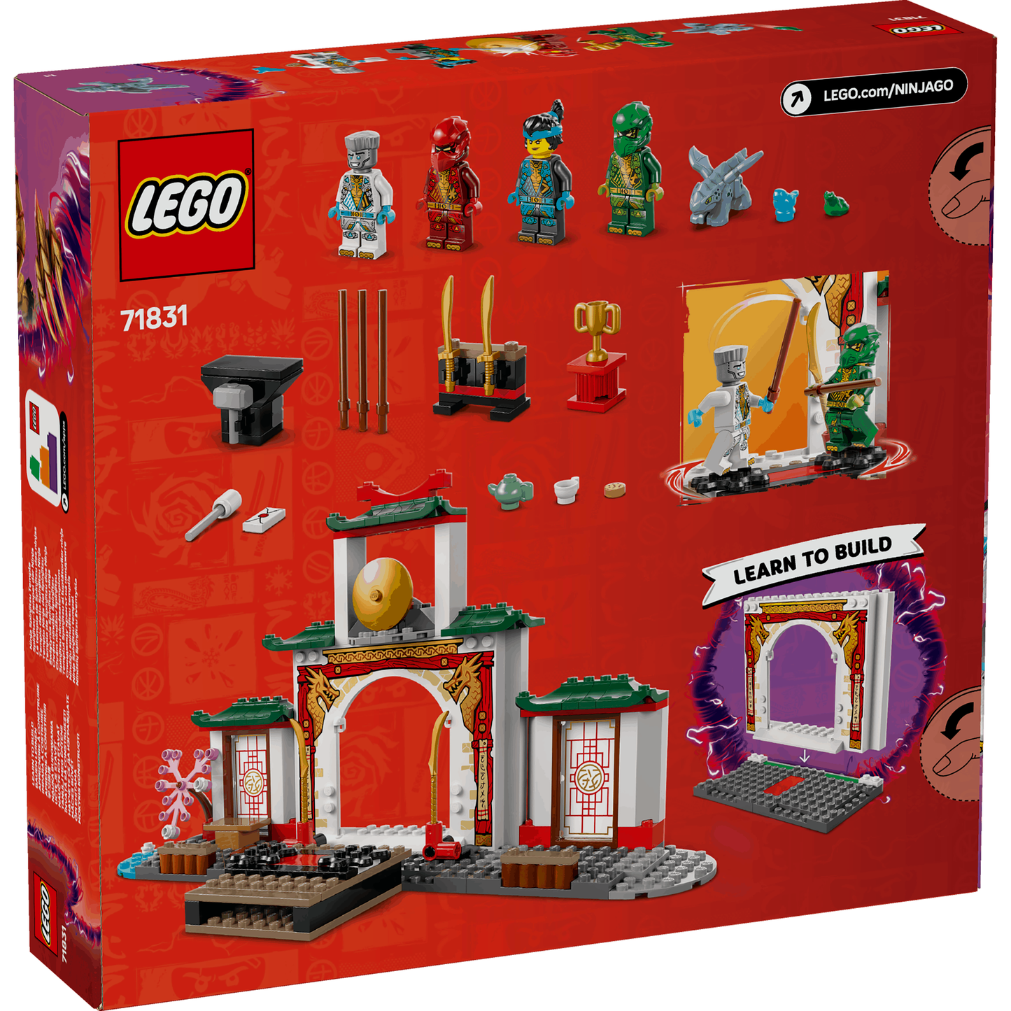 Lego Ninjago 71831 Ninja Spinjitzu Temple Playset for Ages 4 and Up