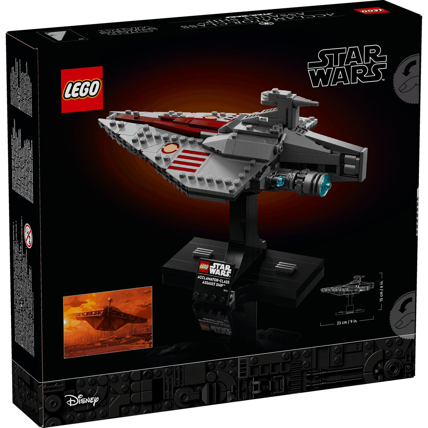 Lego Star Wars 75404 Acclamator-Class Assault Ship for Adults Ages 18+