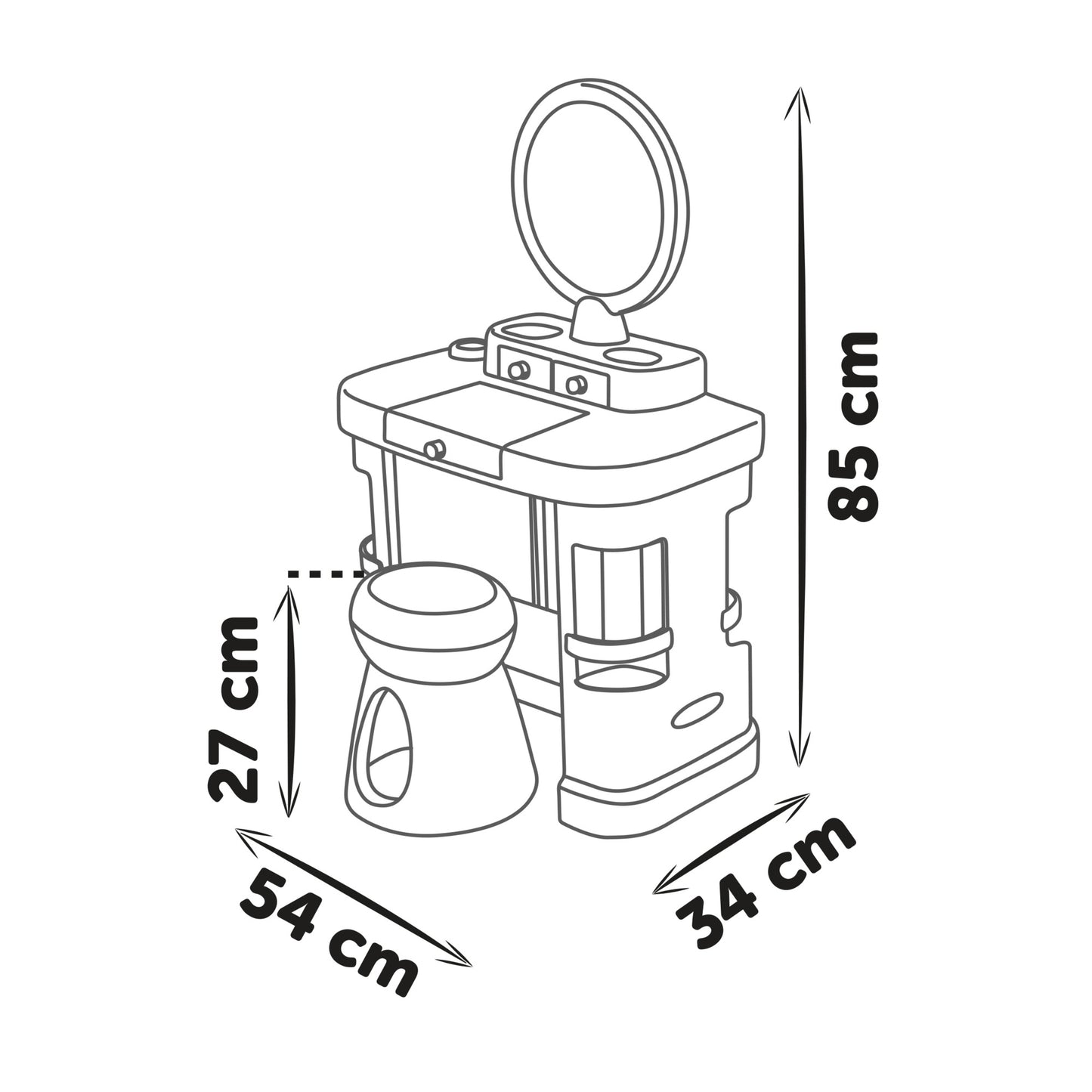 Smoby My Beauty Centre Dressing Table - 3 Years +