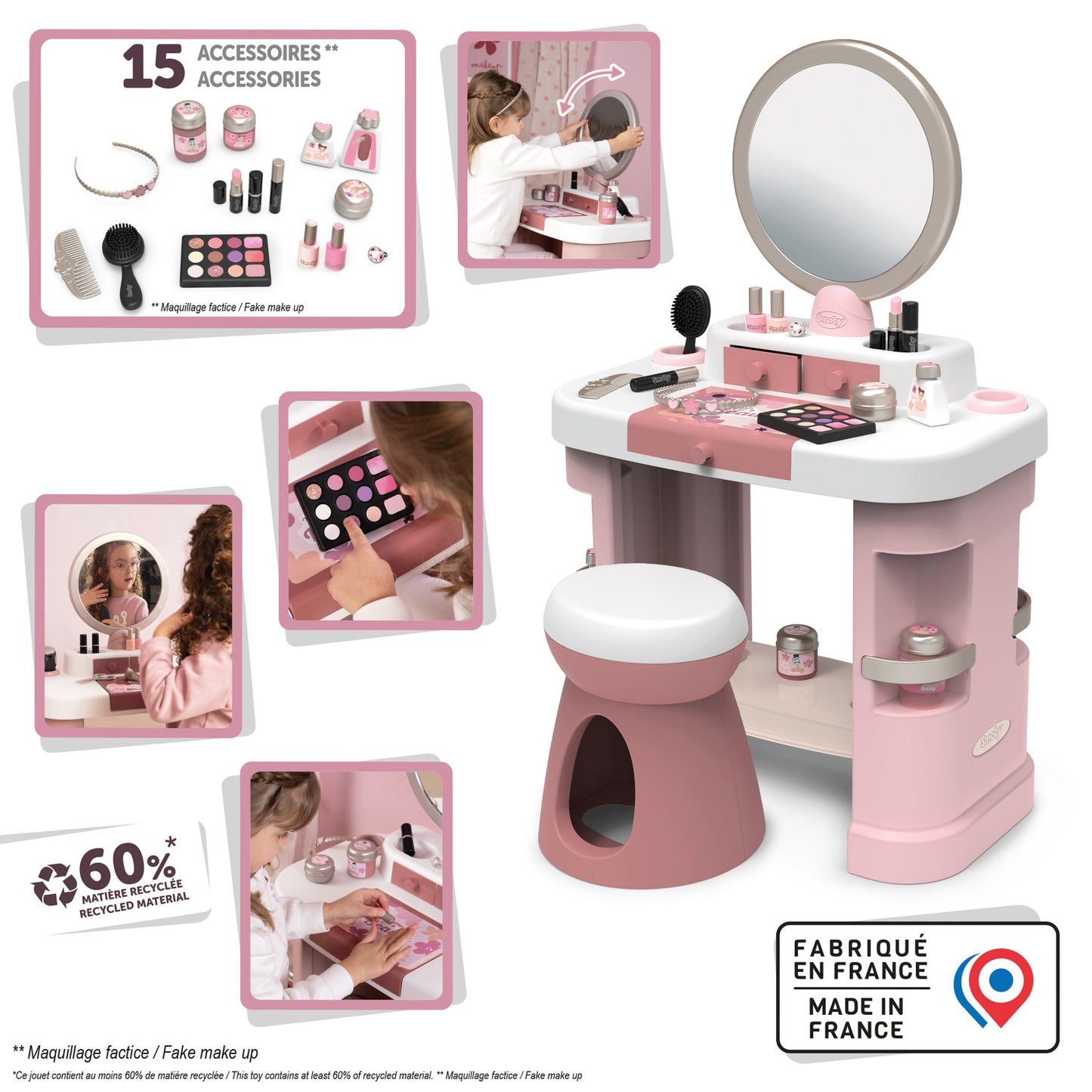 Smoby My Beauty Centre Dressing Table - 3 Years +