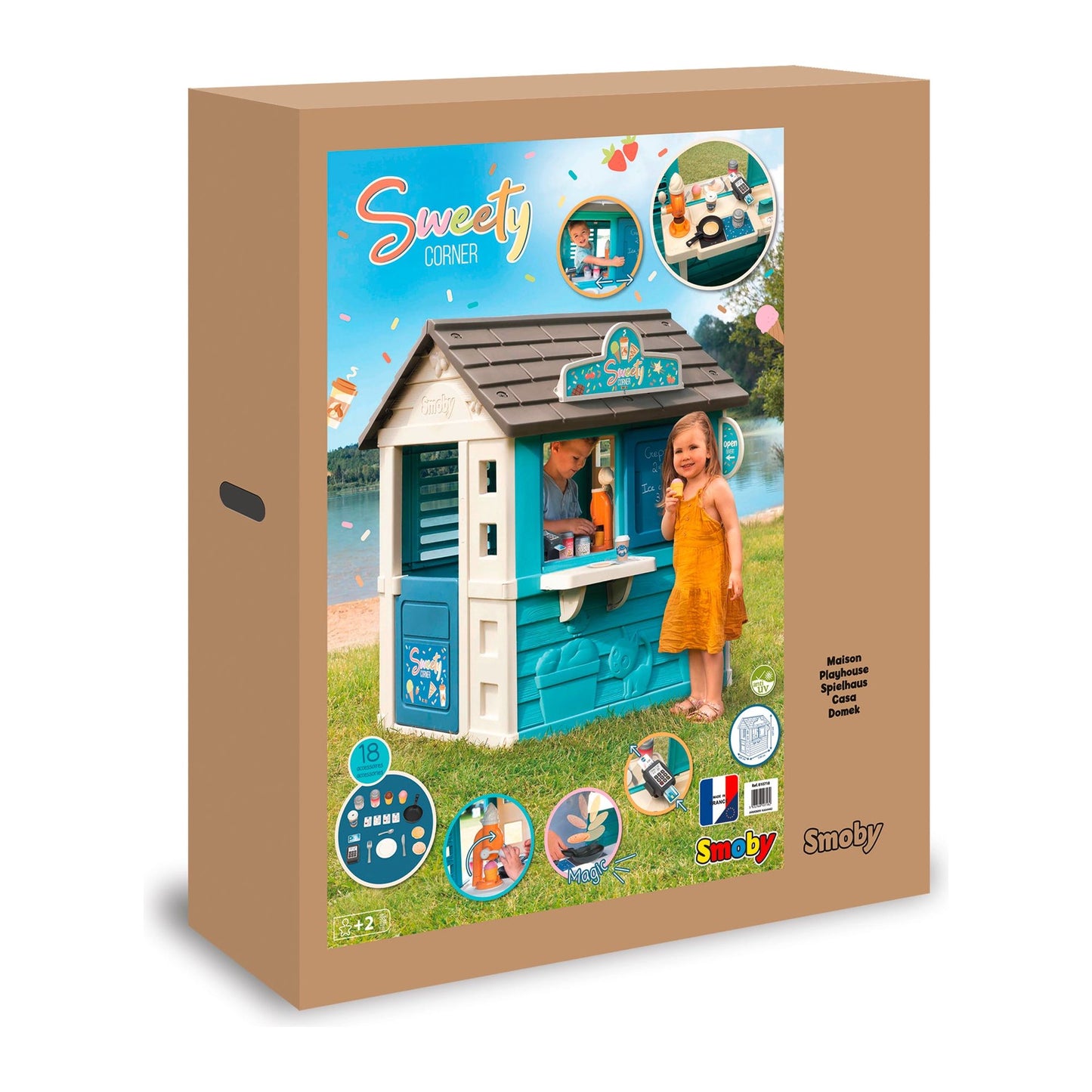 Smoby Sweet Corner Playhouse - 2 Years +