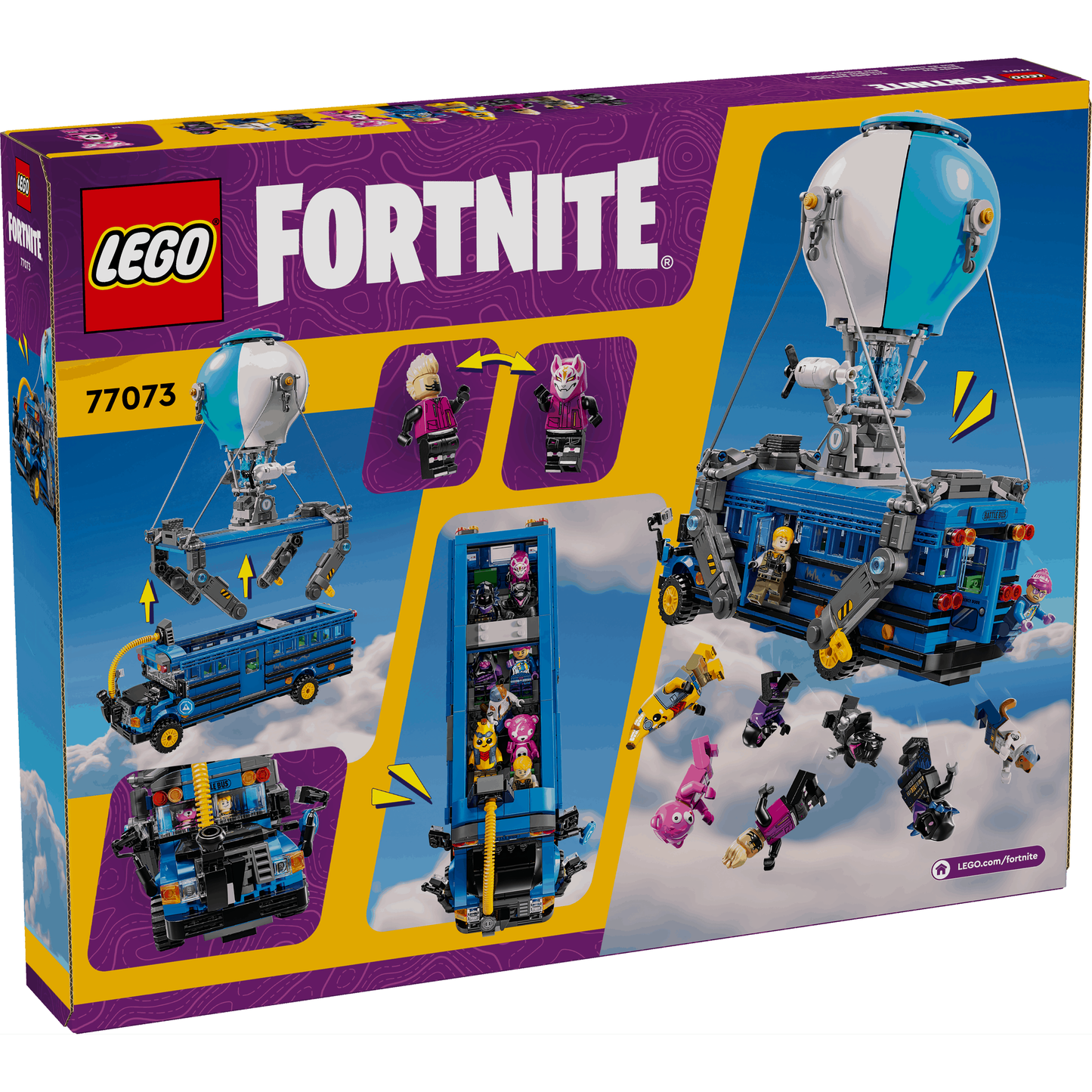 Lego Fortnite 77073 Battle Bus Video Game Playset for Ages 10 and Up