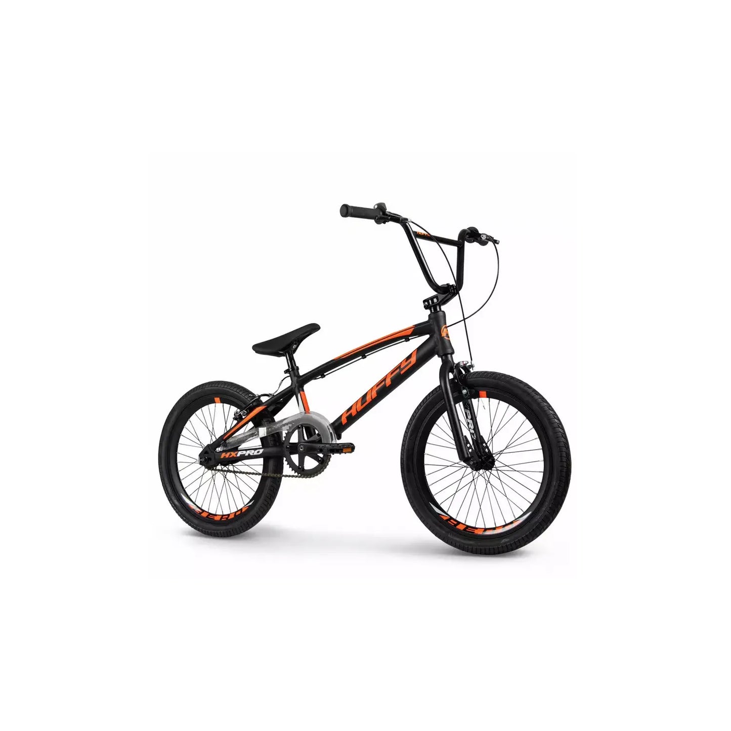 Huffy HX Pro Racer 20" BMX- Alloy - Black/Orange Logo