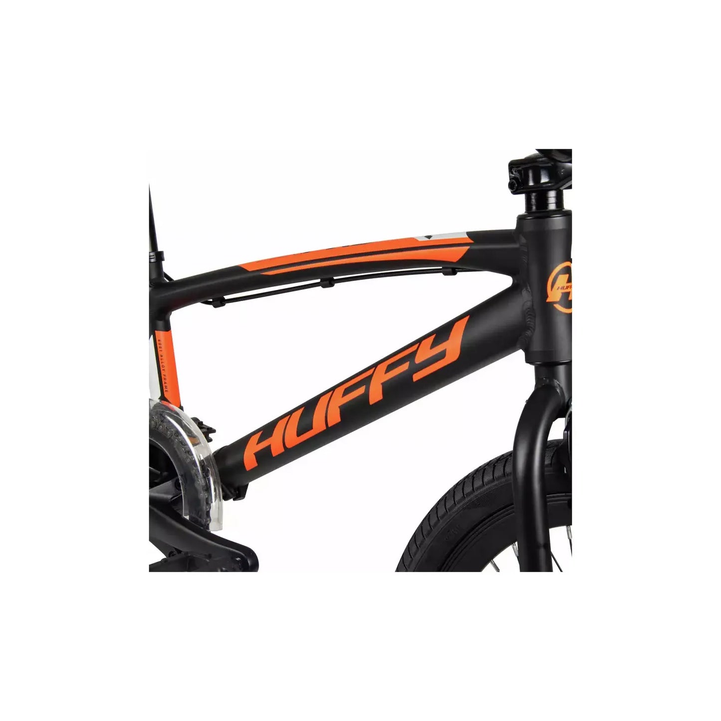 Huffy HX Pro Racer 20" BMX- Alloy - Black/Orange Logo