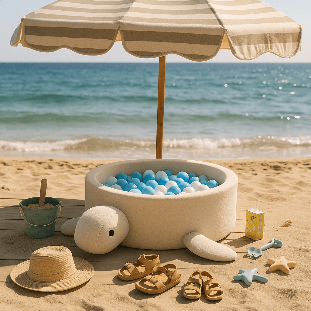 Meow Baby Turtle Boucle Ball Pit