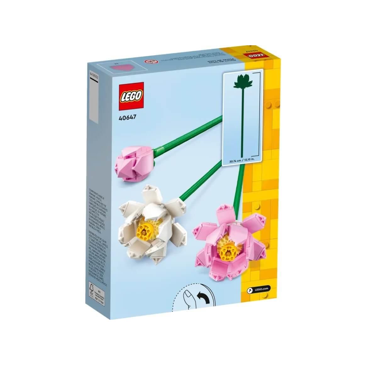 Lego Botanicals 40647 Lotus Flowers Building Toy Gift for Ages 8 & Up
