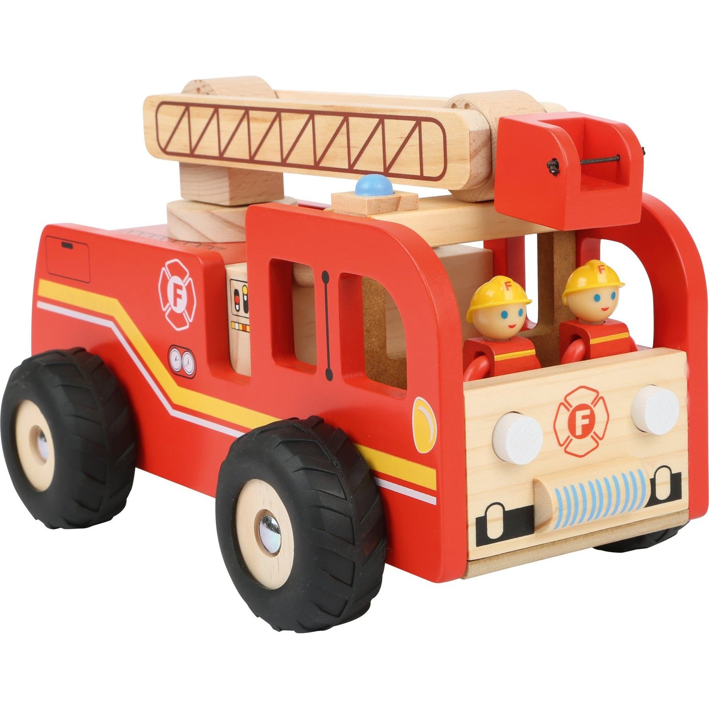 Small Foot Fire Engine with Rotating Ladder