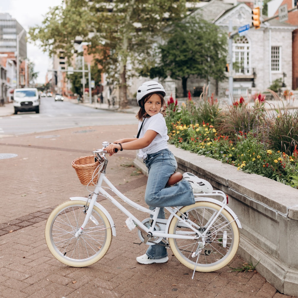 Glerc 24 Inch Beach Cruiser Hybrid Kids Bike (with Rear Rack) - Missy