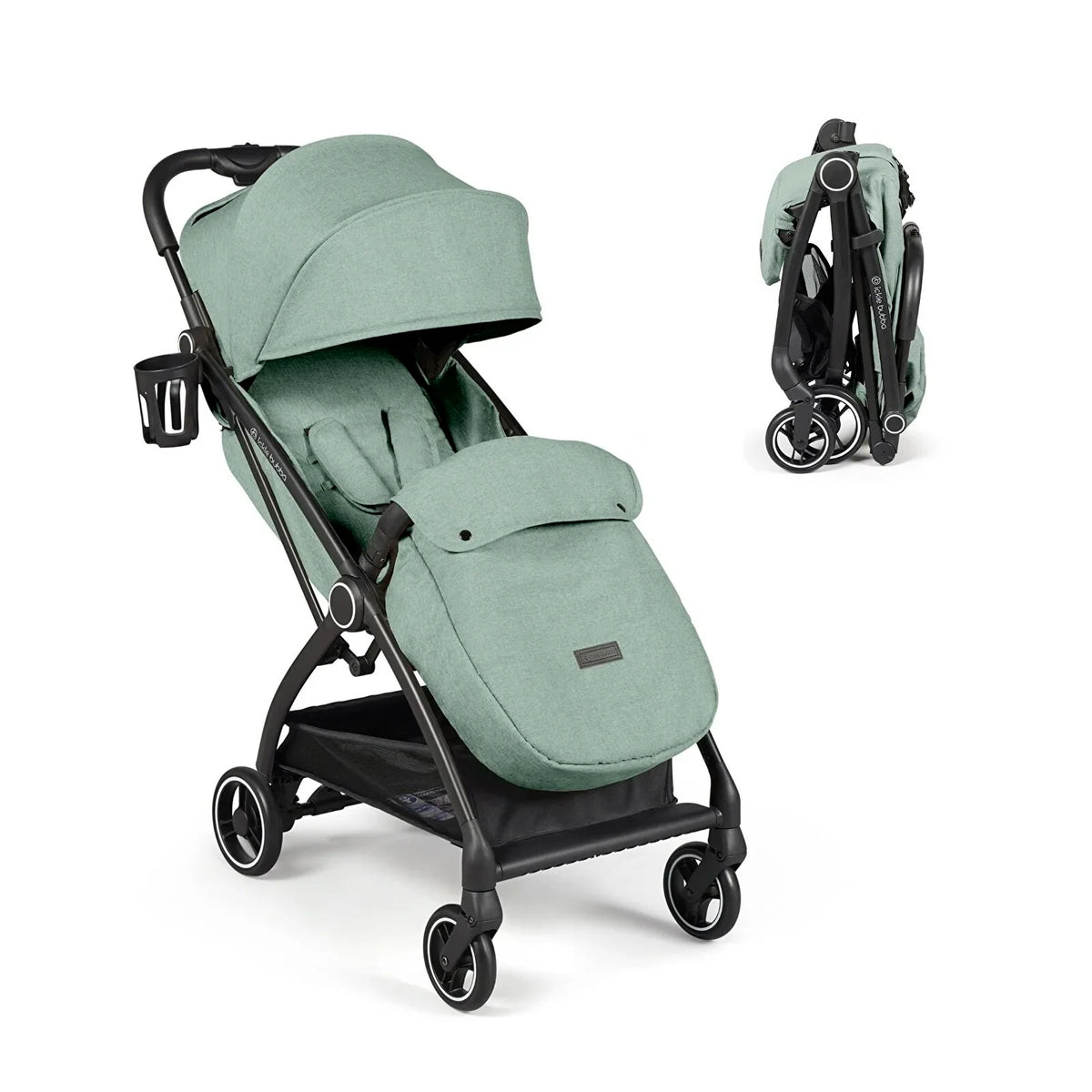 Ickle Bubba Aries Max Autofold Stroller - Sage Green