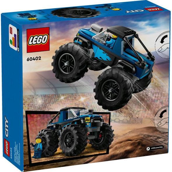 Lego City 60402 Blue Monster Truck Buildable Playset for Ages 5 and Up