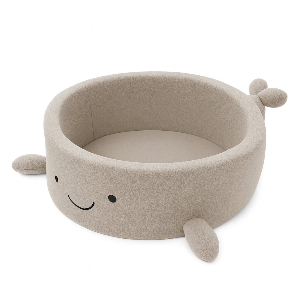 Meow Baby Whale Boucle Ball Pit