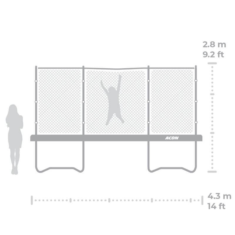 ACON Air 14ft Round Trampoline