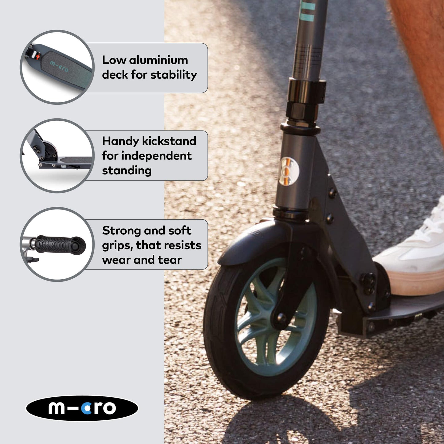 Micro Scooter Classic Grey