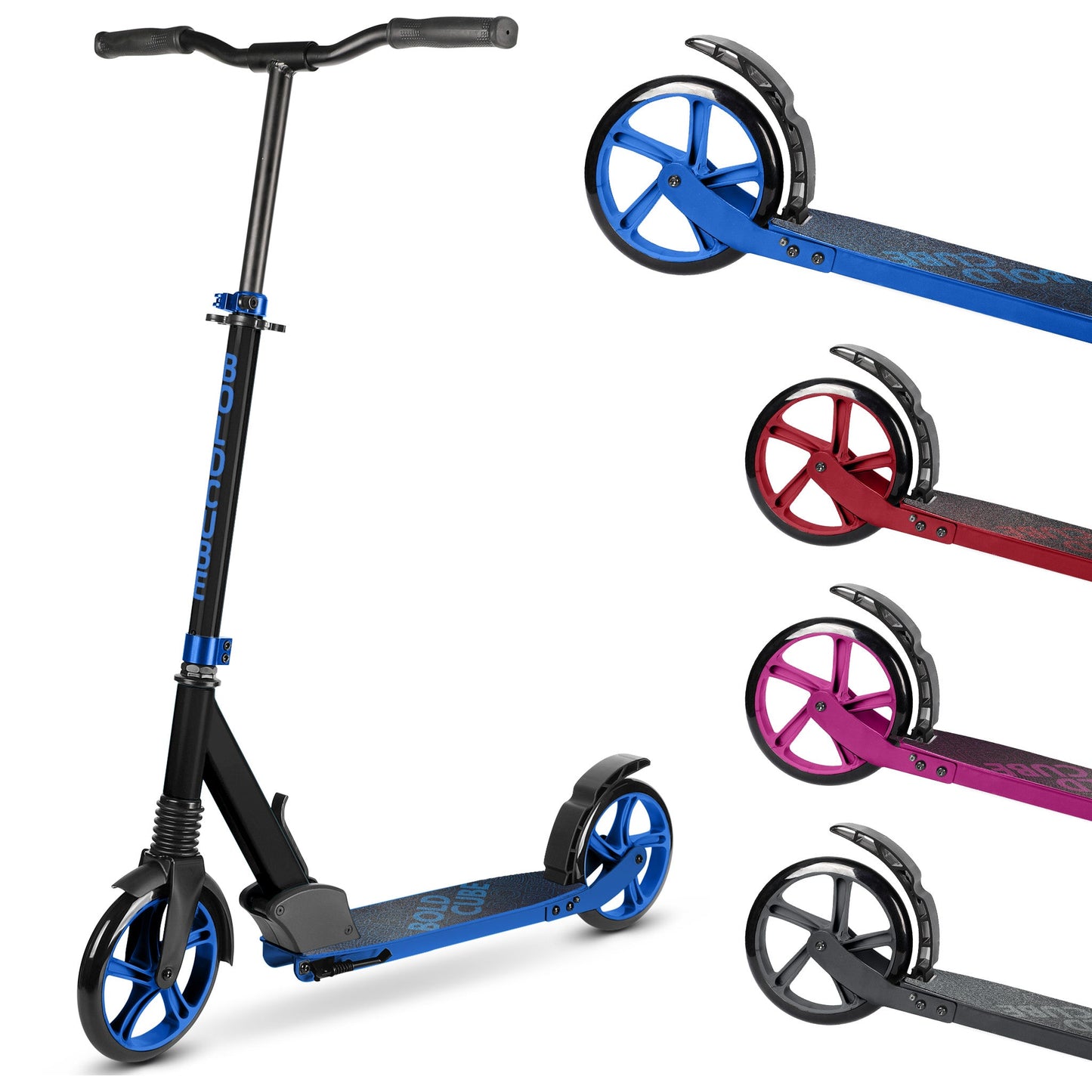 BOLDCUBE Deep Blue - Big 2 Wheel Scooter