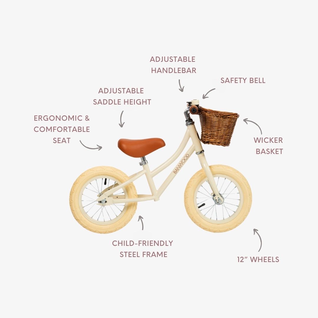 Banwood Balance Bike  - Cream
