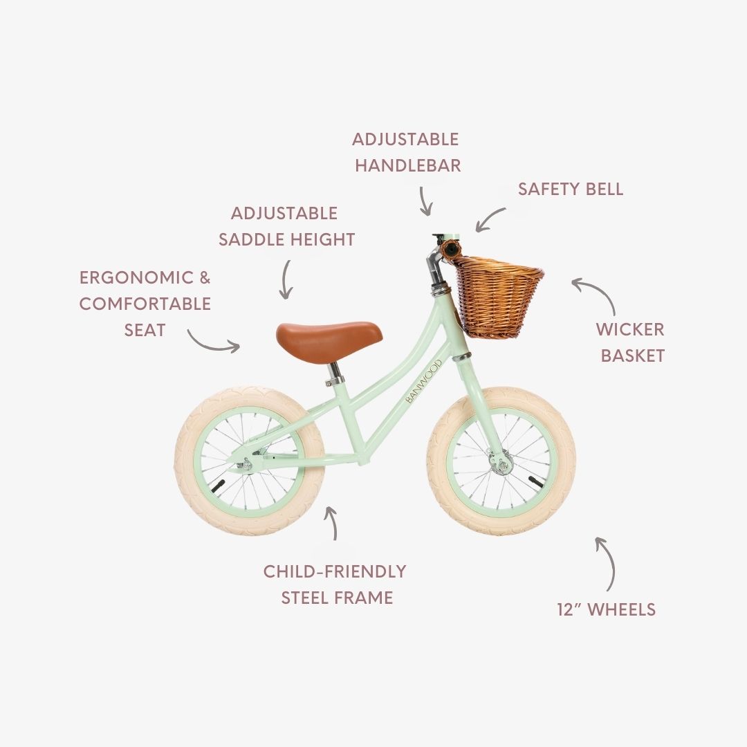Banwood Balance Bike - Pale Mint