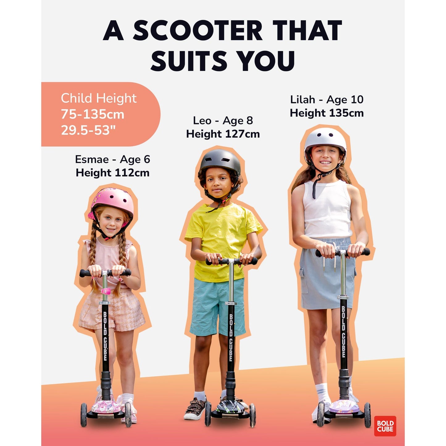 BOLDCUBE Candy Floss - Big 3 Wheel Scooter