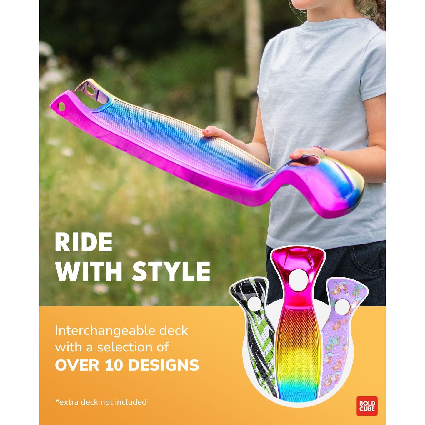 BOLDCUBE Crystal Rubix - Big 3 Wheel Scooter