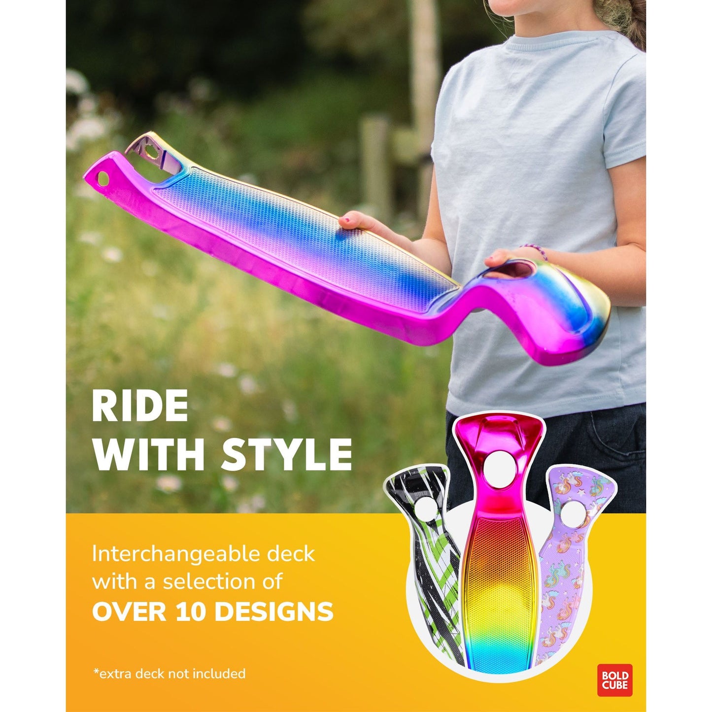 BOLDCUBE Flower Power - Big 3 Wheel Scooter