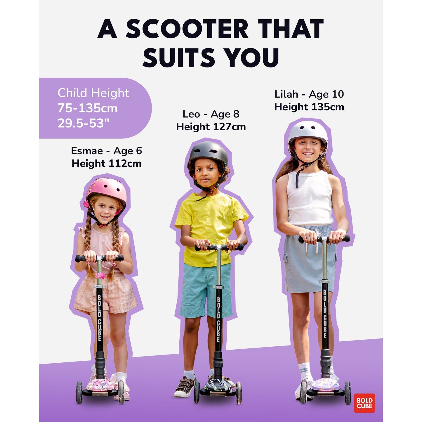 BOLDCUBE Unicorn Land - Big 3 Wheel Scooter