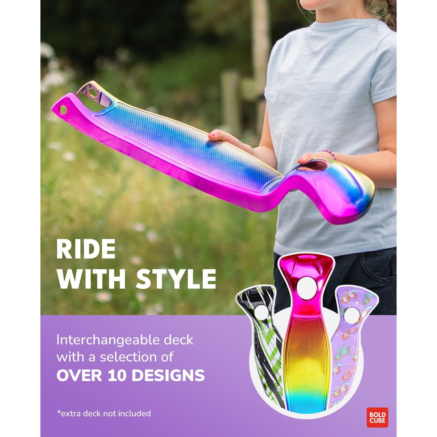 BOLDCUBE Unicorn Land - Big 3 Wheel Scooter