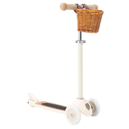 BANWOOD 3-WHEEL SCOOTER VINTAGE - CREAM