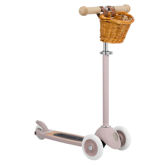 BANWOOD 3-WHEEL SCOOTER VINTAGE - DUSTYPINK