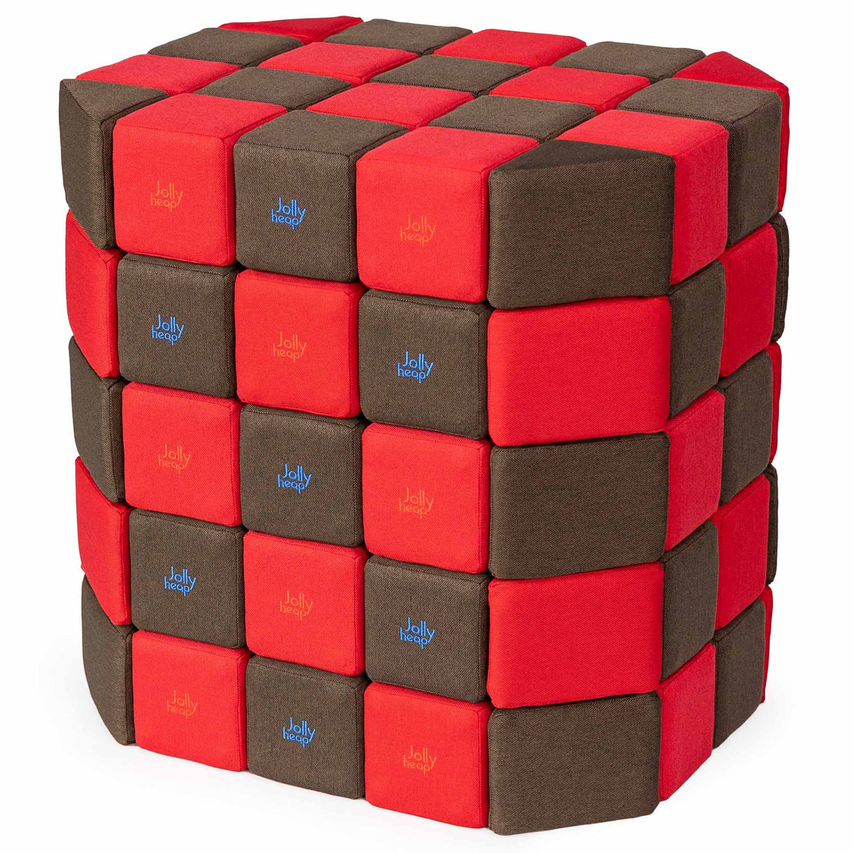 JollyHeap Soft Magnetic Building Blocks - Basic Set (100 Blocks)