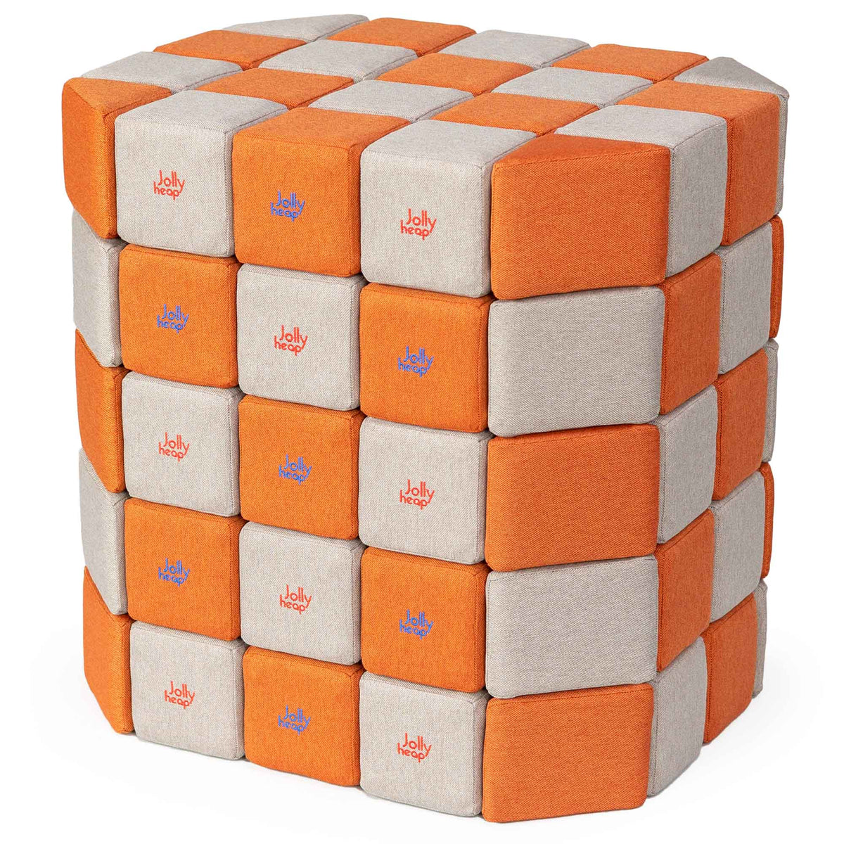 JollyHeap Soft Magnetic Building Blocks - Basic Set (100 Blocks)