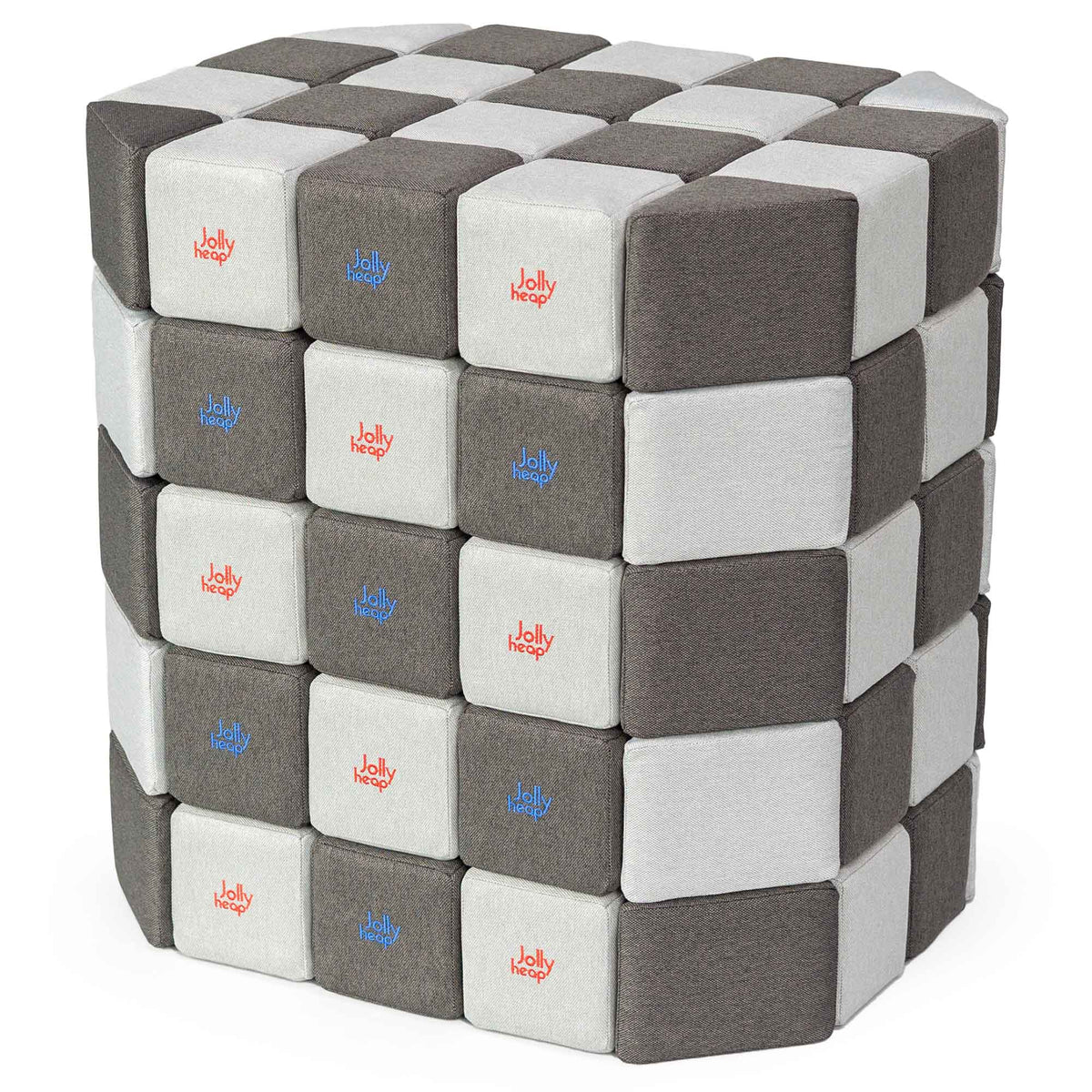 JollyHeap Soft Magnetic Building Blocks - Basic Set (100 Blocks)