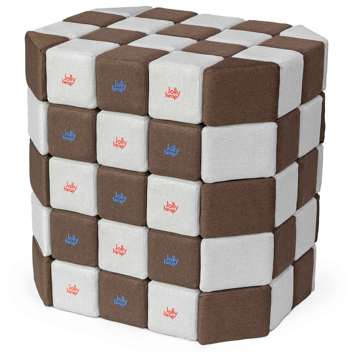 JollyHeap Soft Magnetic Building Blocks - Basic Set (100 Blocks)