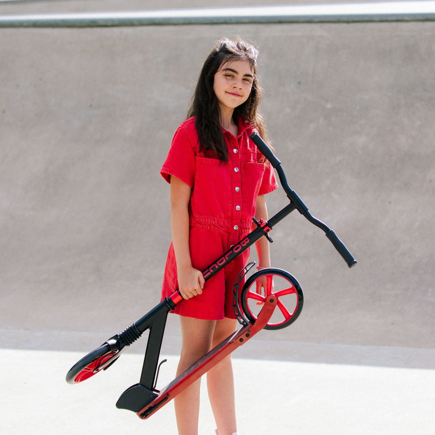 BOLDCUBE Burgundy - Big 2 Wheel Scooter