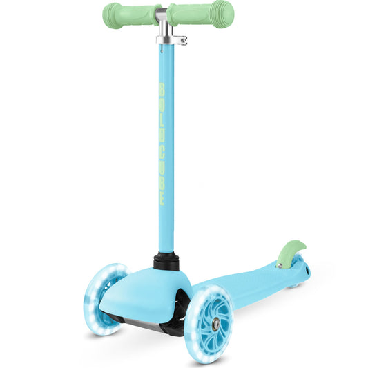 BOLDCUBE Blue & Green - Teeny 3 Wheel Scooter