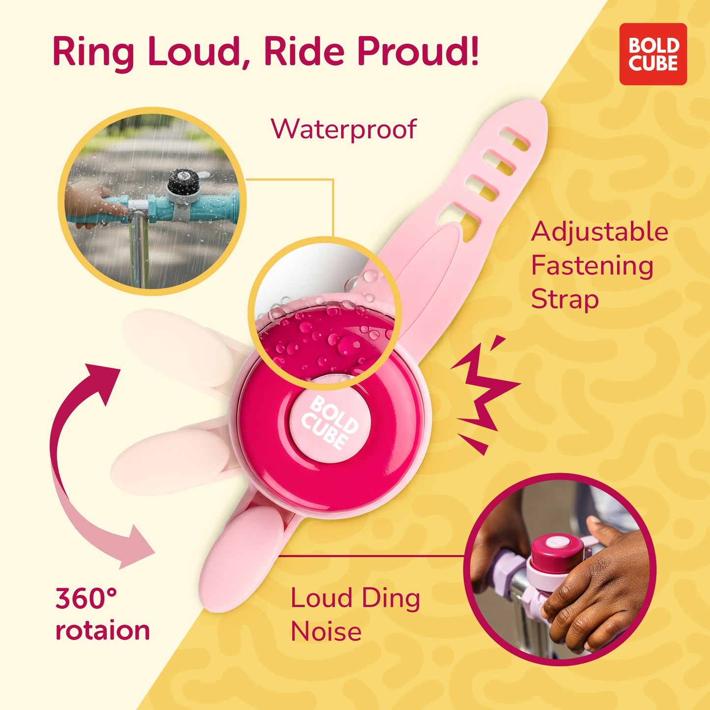 BOLDCUBE Scooter Bell