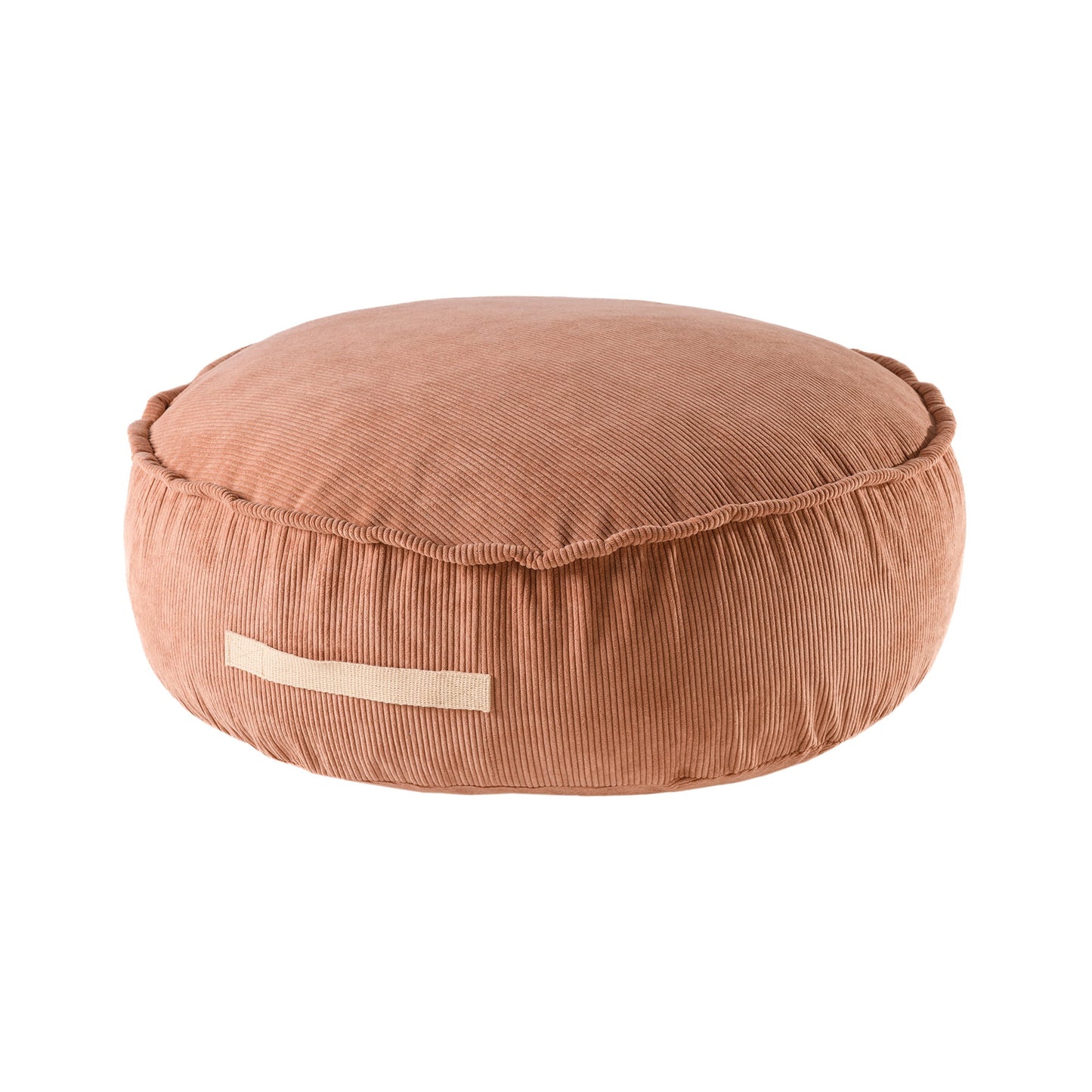 MeowBaby Corduroy Round Pouffe For Children