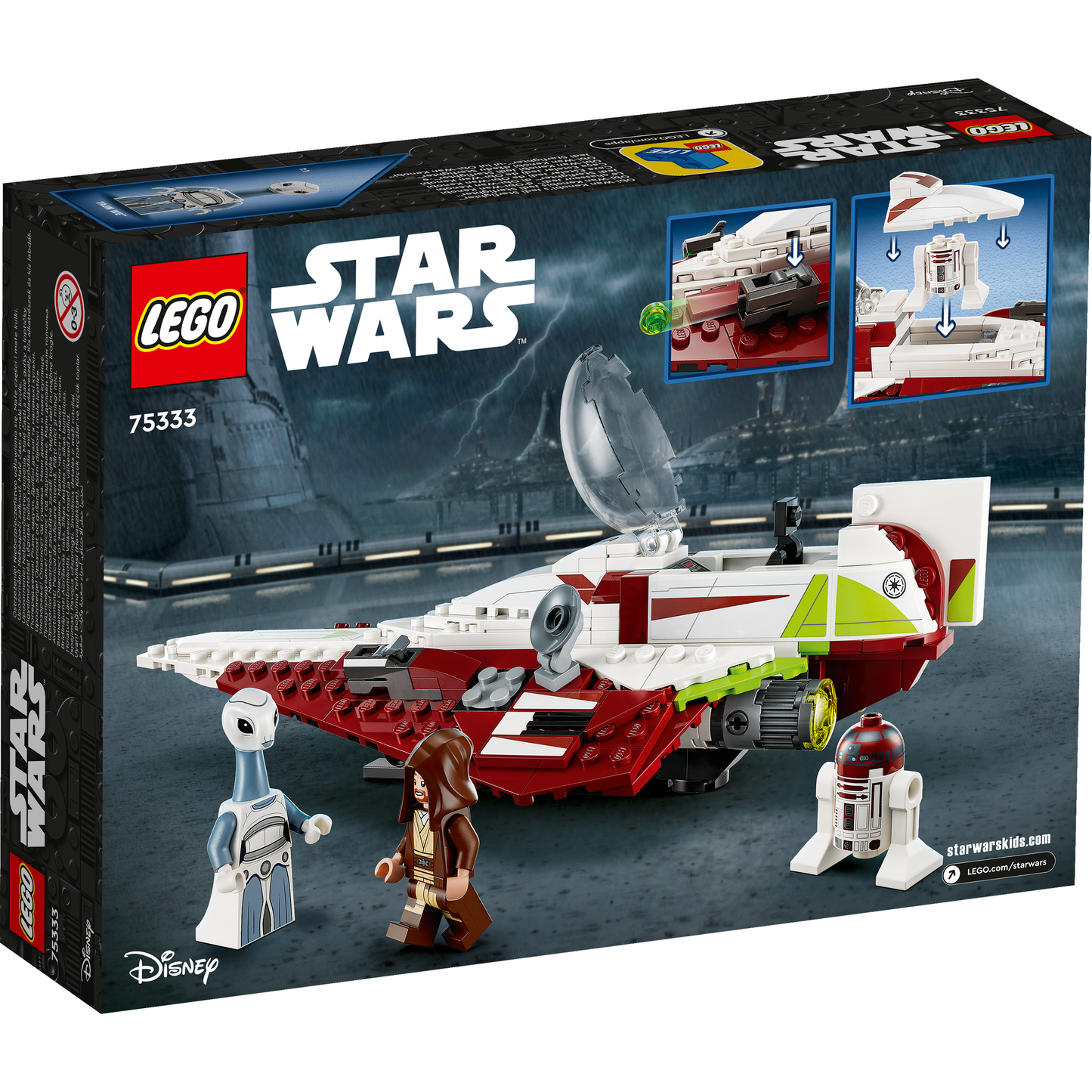 Lego Star Wars 75333 Obi-Wan Kenobi’s Jedi Starfighter for Ages 7 & Up