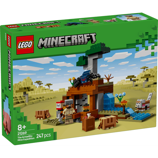 Lego Minecraft 21269 The Armadillo Mine Expedition Playset for Ages 8+