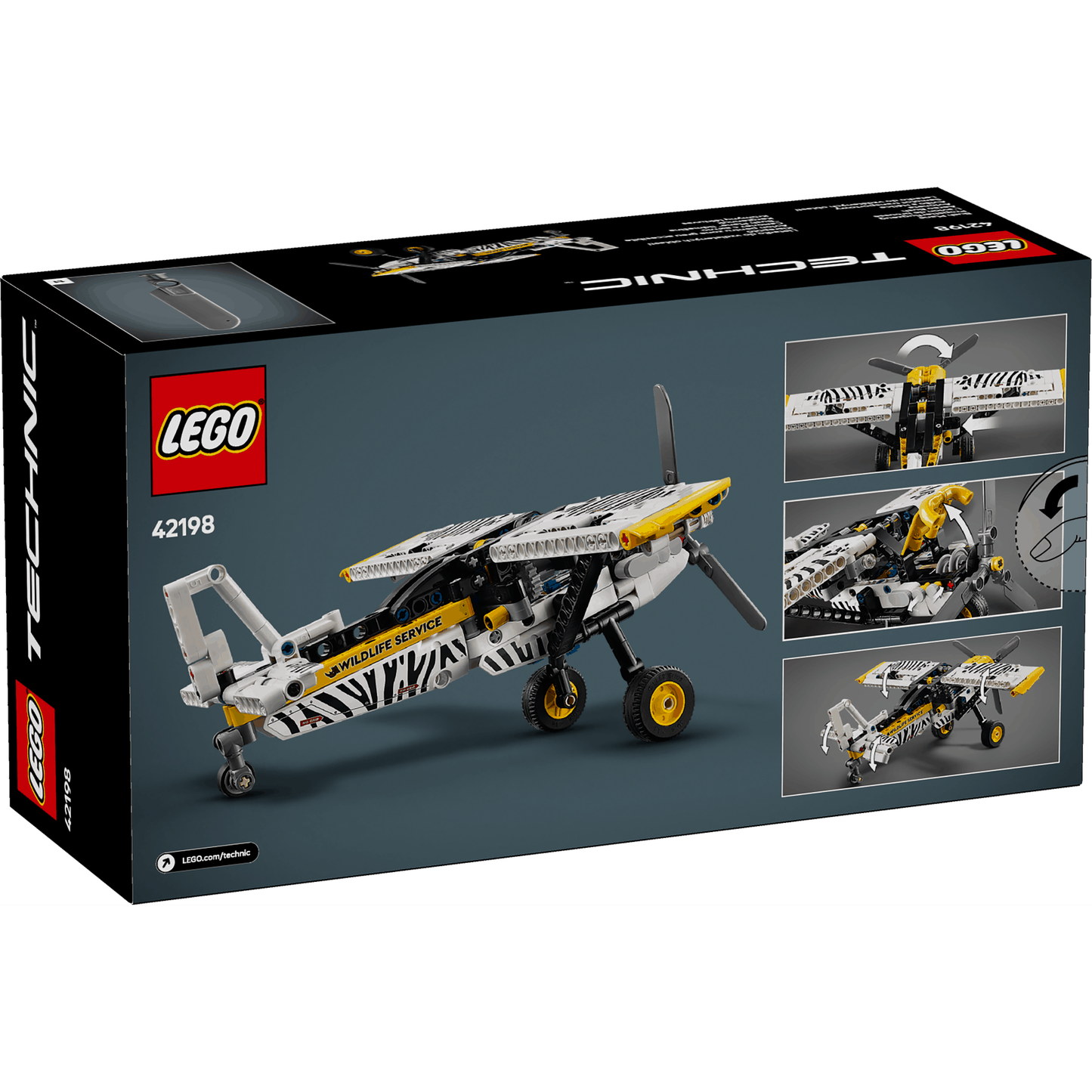 Lego Technic 42198 Bush Plane Buildable Toy Playset for Ages 8 and Up