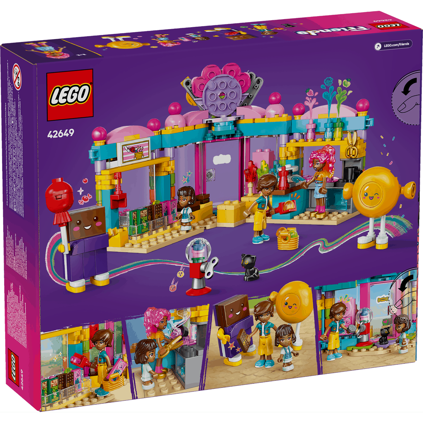 Lego Friends 42649 Heartlake City Candy Store Playset for Ages 6 & Up