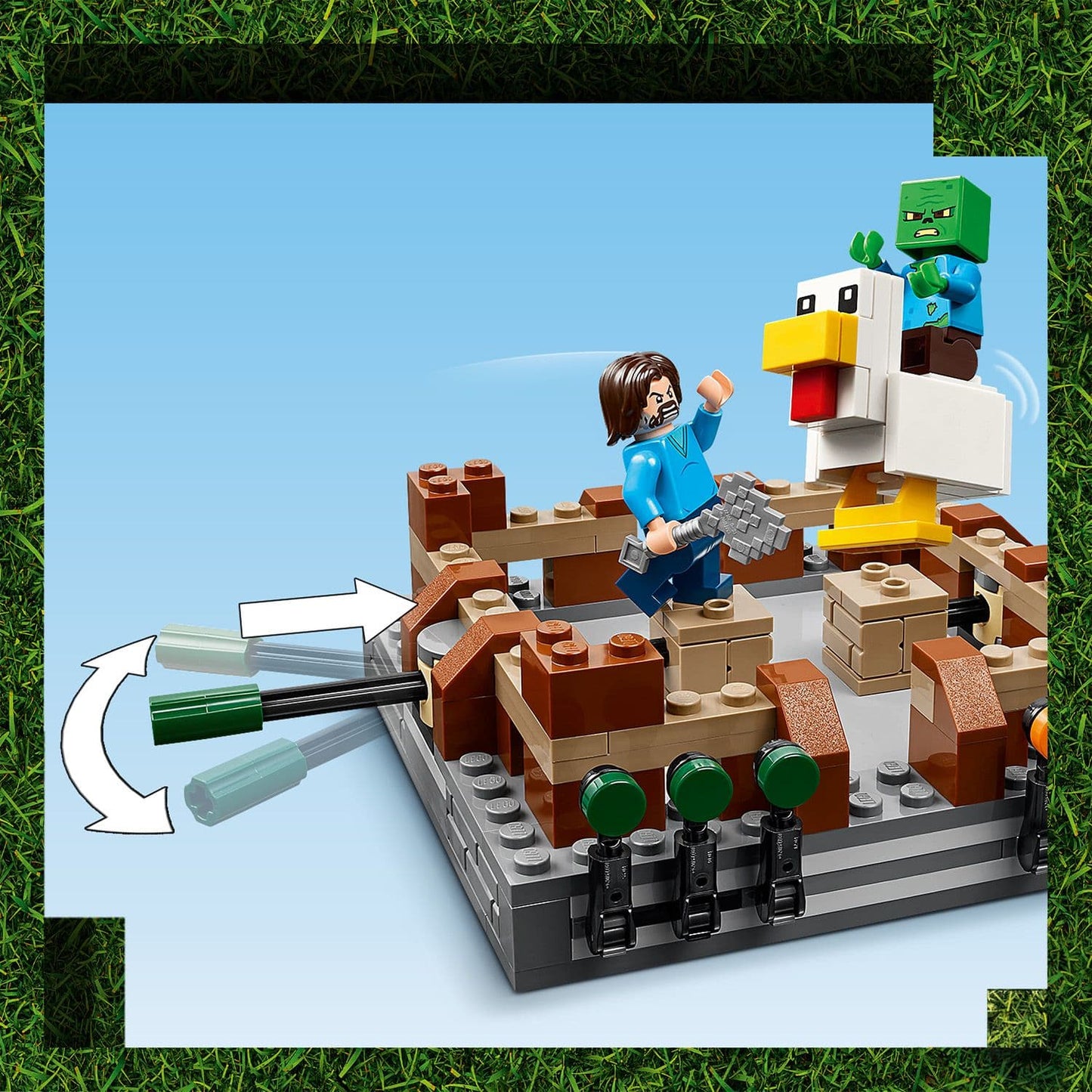 Lego Minecraft Movie 21272 Woodland Mansion Fighting Ring for Ages 10+