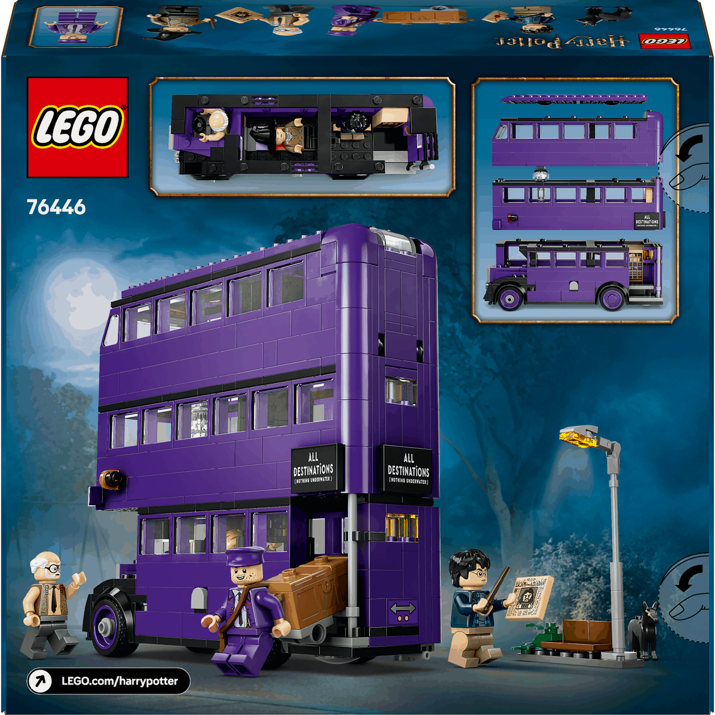 Lego Harry Potter 76446 Knight Bus Adventure Playset for Ages 8 and Up