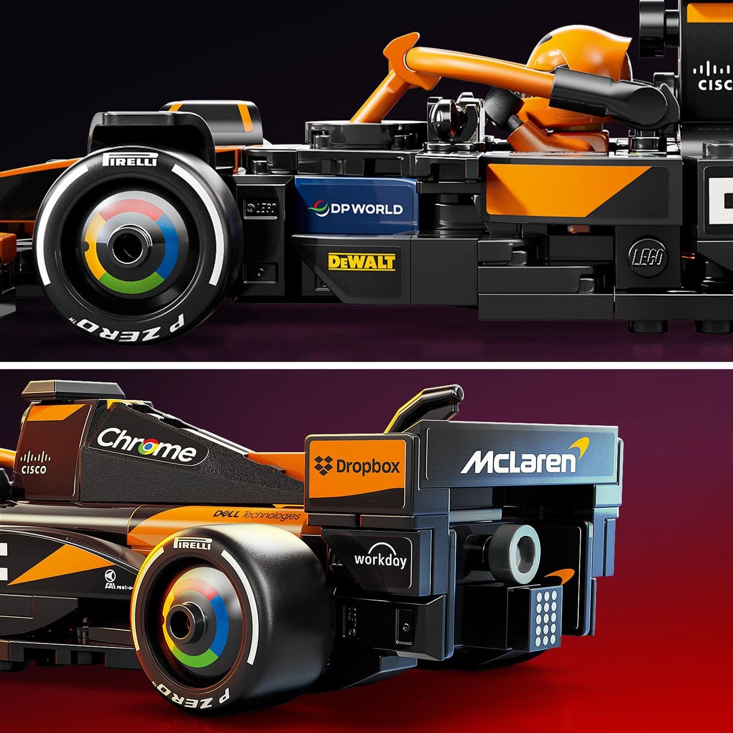 Lego Speed Champions 77251 McLaren F1 Team MCL38 Race Car for Ages 10+