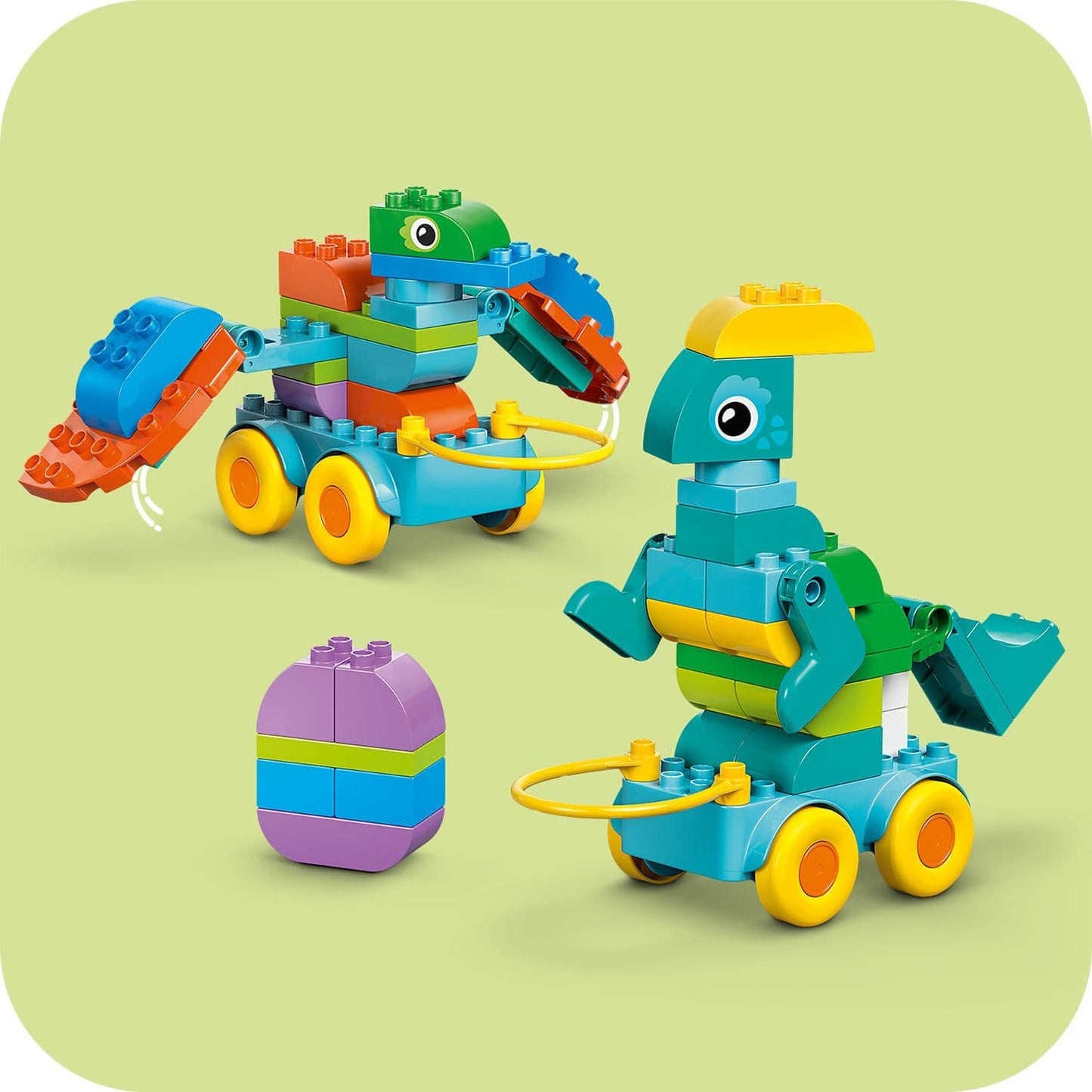 Lego Duplo Town 10451 3 in 1 Dinosaurs on Wheels Set for Ages 3 and Up