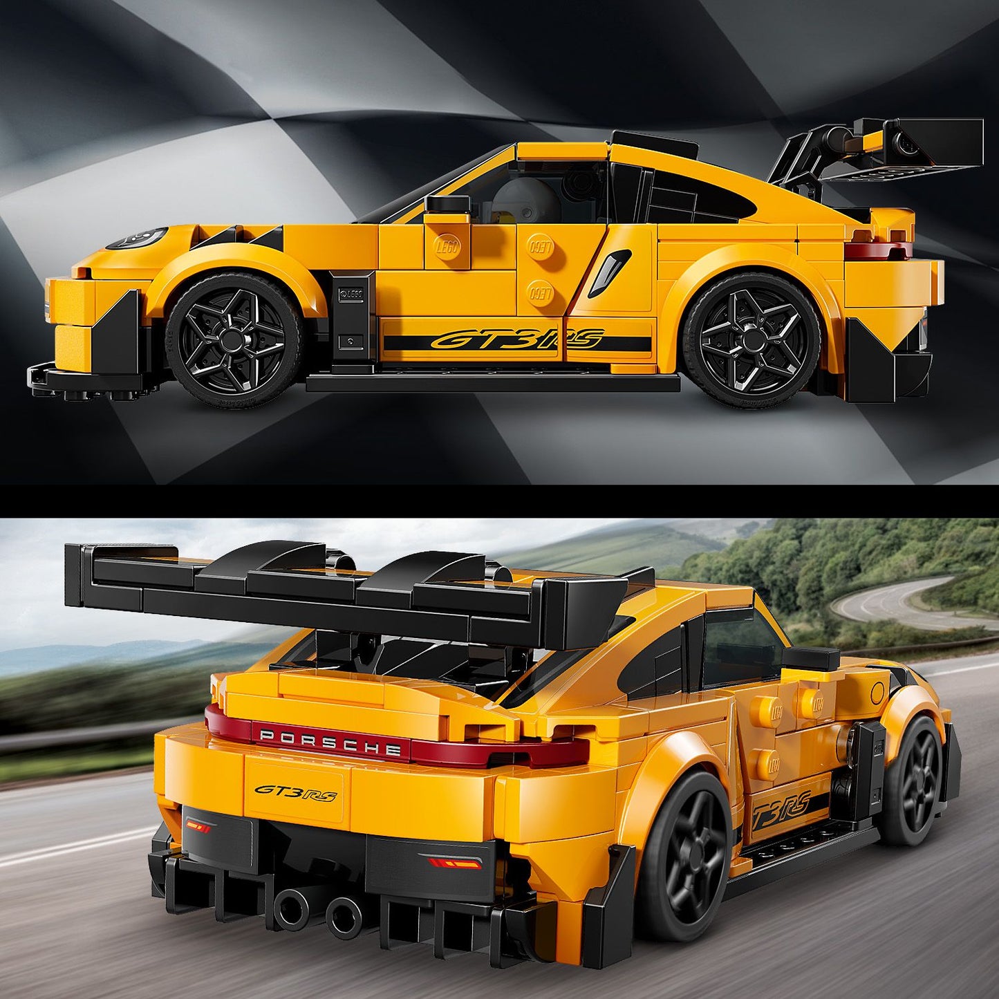 Lego Speed Champions 77239 Porsche 911 GT3 RS Super Car for Age 9 & Up